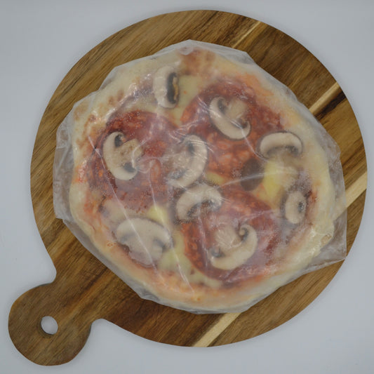 scharfer Salami - Pilz - Mascarpone